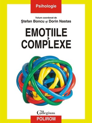 cover image of Emoţiile complexe